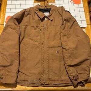 Carhartt Canvas Duck Jacket Brown 2XL